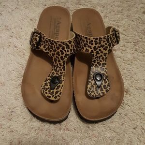 Cheetah sandals
